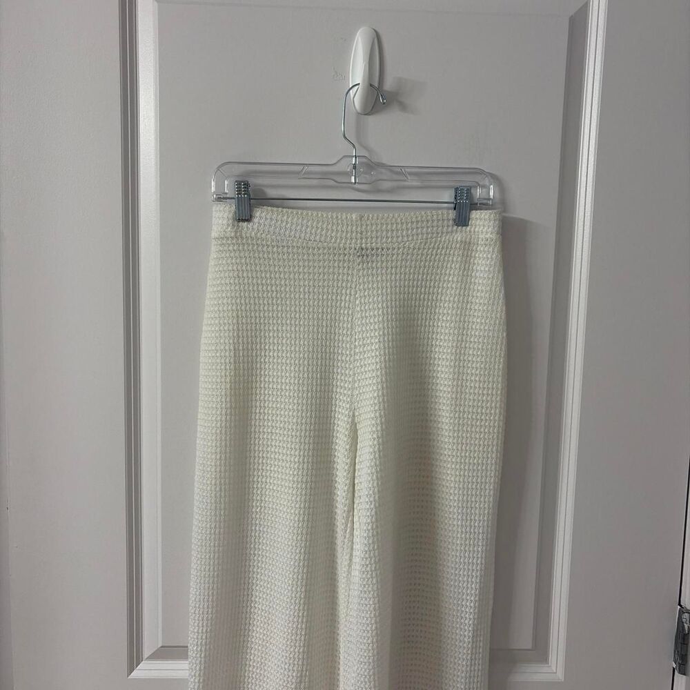 Princess-polly Women's White and Cream Trousers